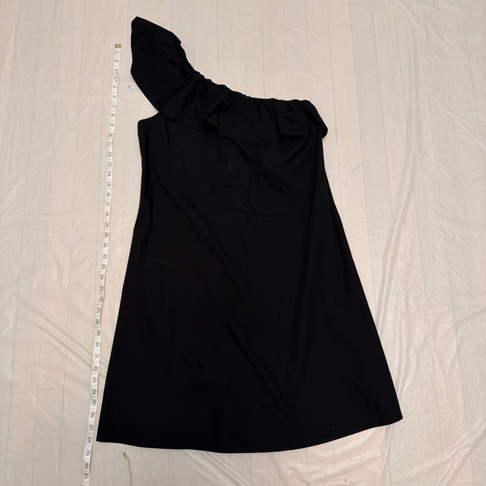 BR Cotton Black one shoulder dress